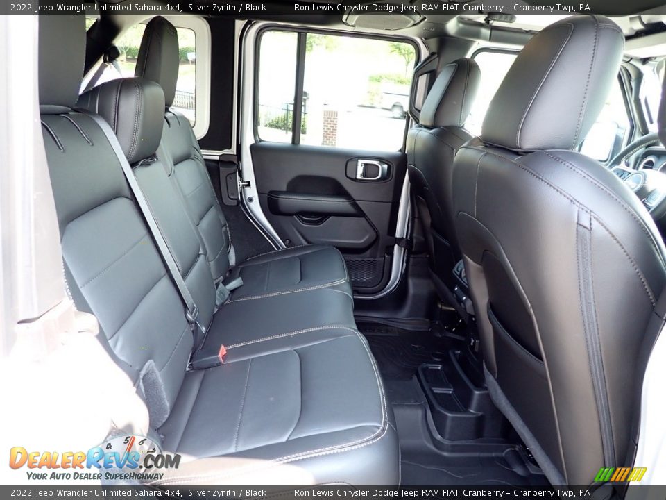 Rear Seat of 2022 Jeep Wrangler Unlimited Sahara 4x4 Photo #10