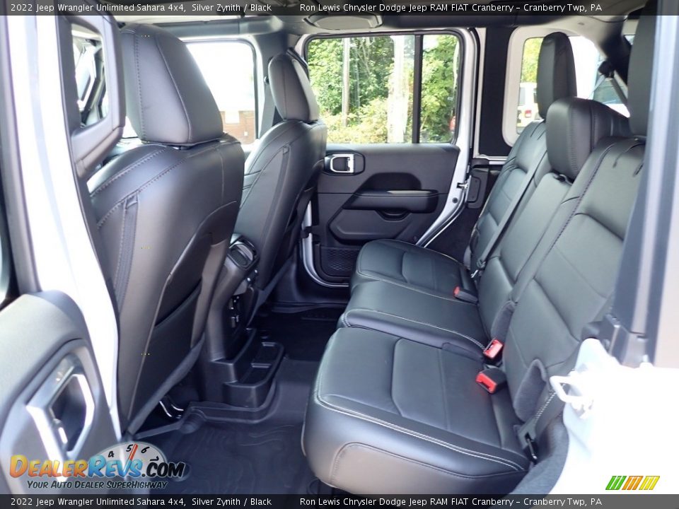 Rear Seat of 2022 Jeep Wrangler Unlimited Sahara 4x4 Photo #12