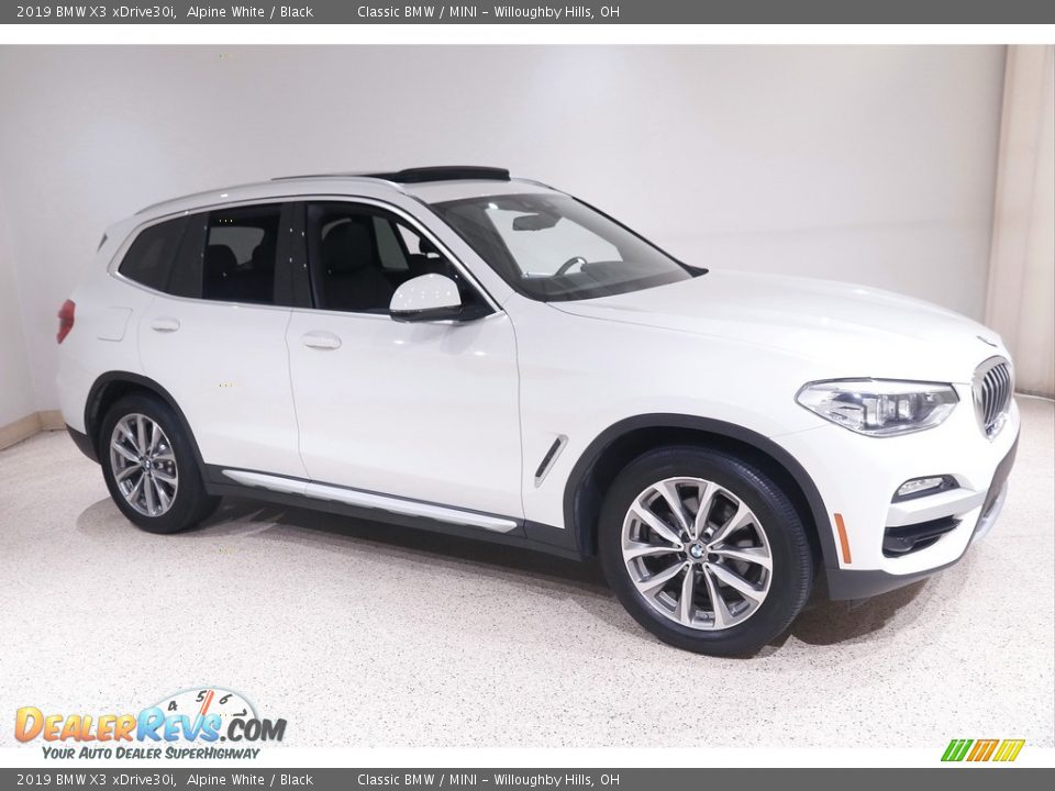 2019 BMW X3 xDrive30i Alpine White / Black Photo #1