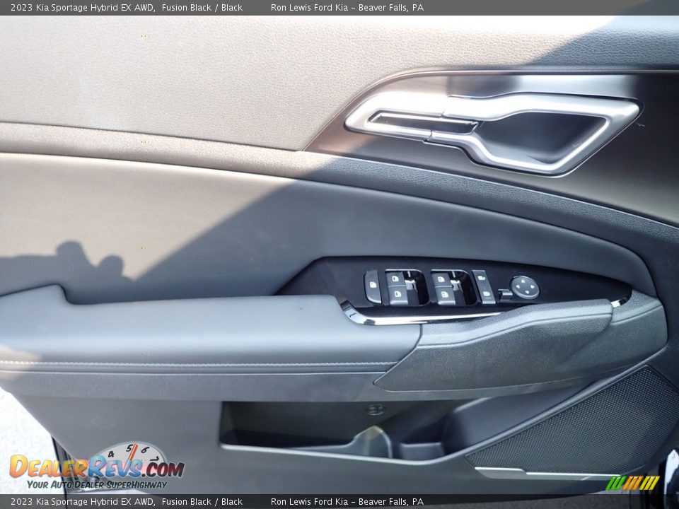 2023 Kia Sportage Hybrid EX AWD Fusion Black / Black Photo #14