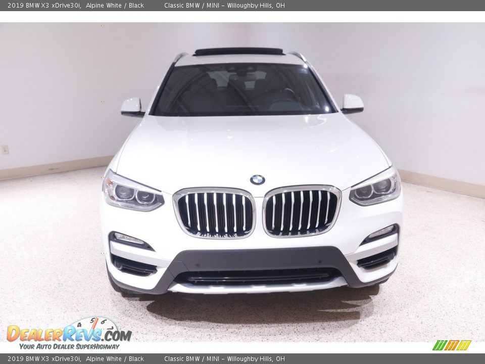 2019 BMW X3 xDrive30i Alpine White / Black Photo #2