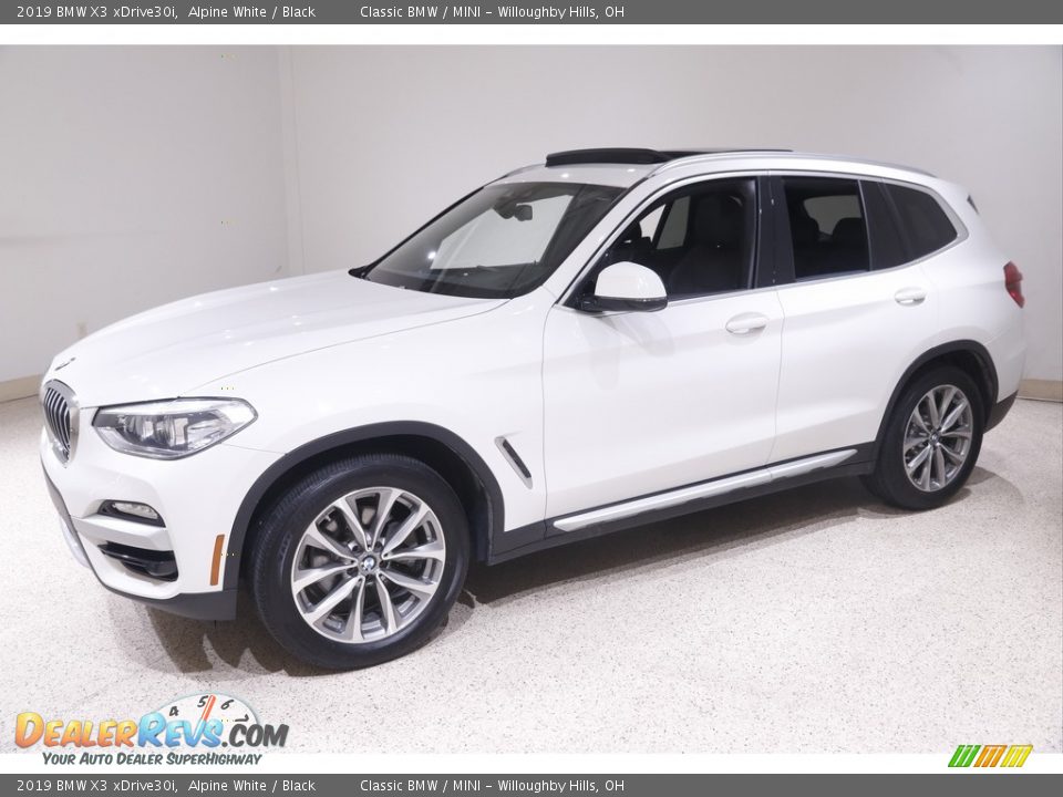 2019 BMW X3 xDrive30i Alpine White / Black Photo #3