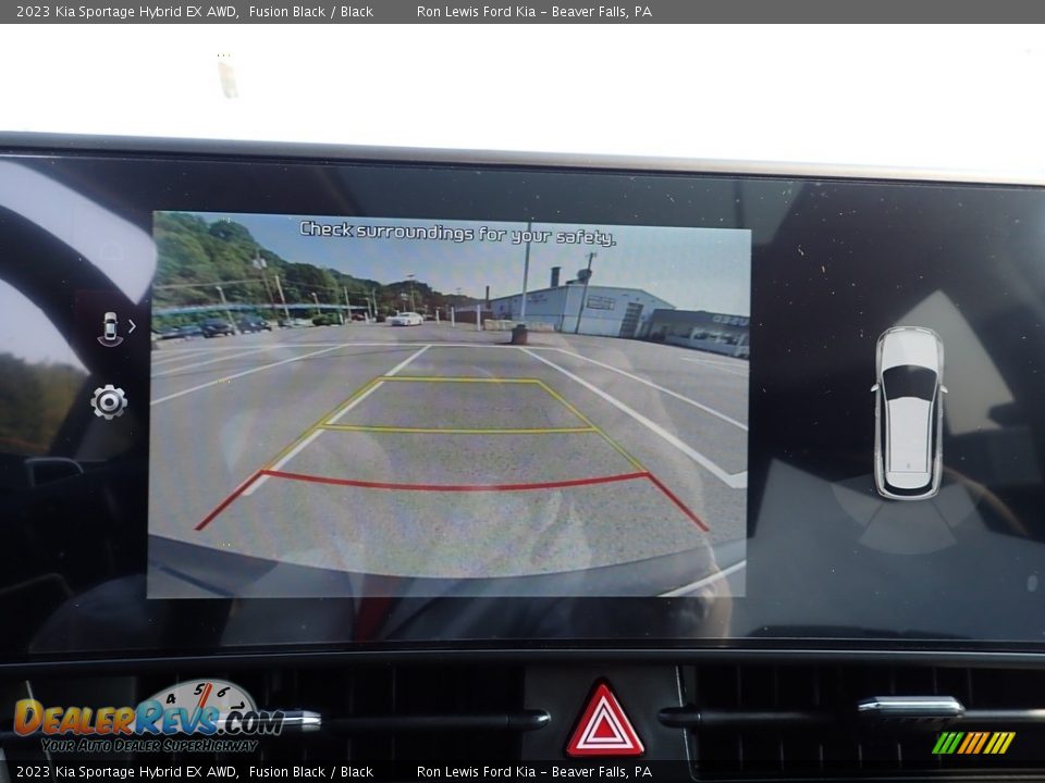 2023 Kia Sportage Hybrid EX AWD Fusion Black / Black Photo #16