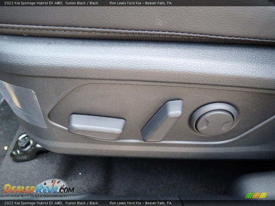 2023 Kia Sportage Hybrid EX AWD Fusion Black / Black Photo #19