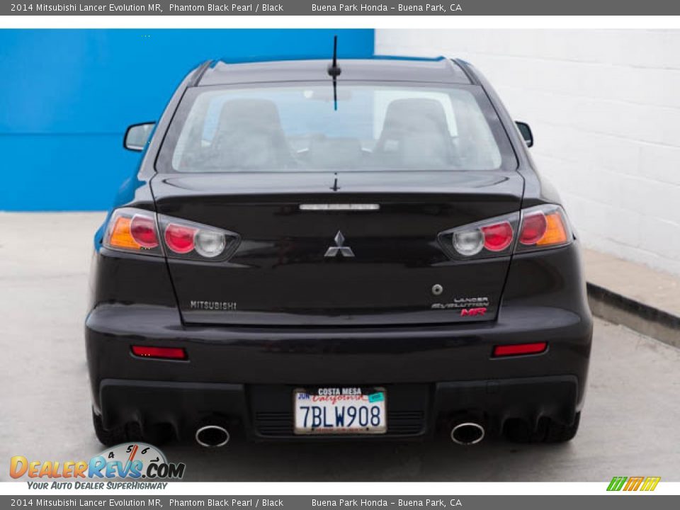 2014 Mitsubishi Lancer Evolution MR Phantom Black Pearl / Black Photo #9