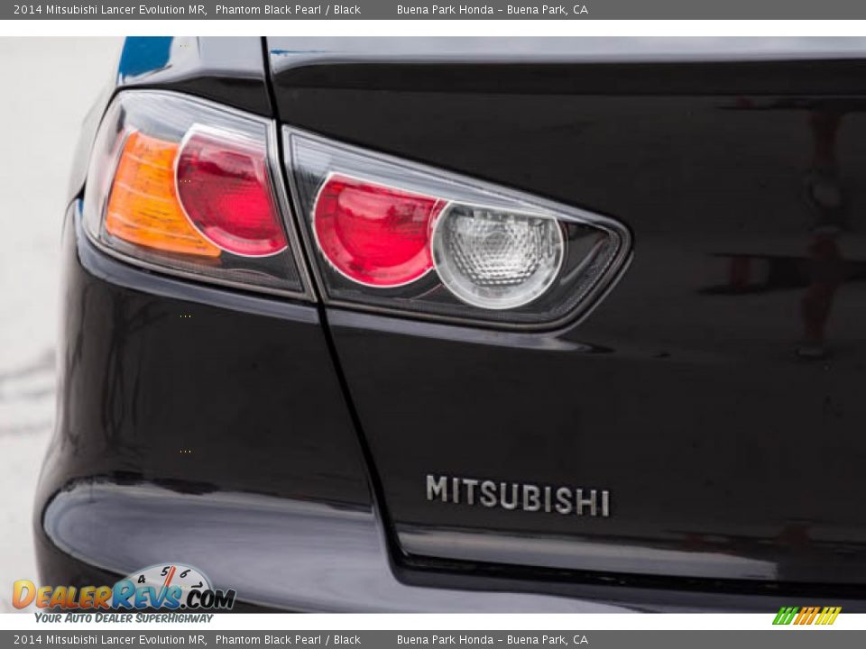 2014 Mitsubishi Lancer Evolution MR Phantom Black Pearl / Black Photo #10