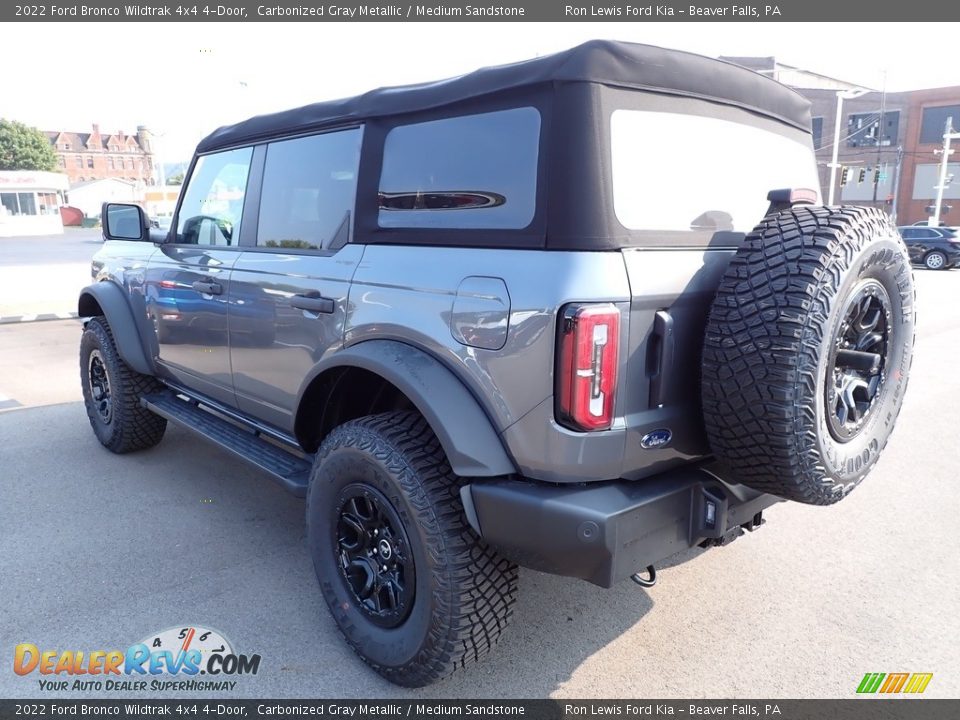 2022 Ford Bronco Wildtrak 4x4 4-Door Carbonized Gray Metallic / Medium Sandstone Photo #6