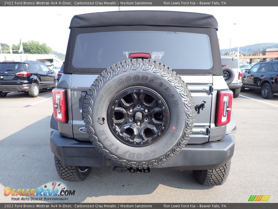 2022 Ford Bronco Wildtrak 4x4 4-Door Carbonized Gray Metallic / Medium Sandstone Photo #7