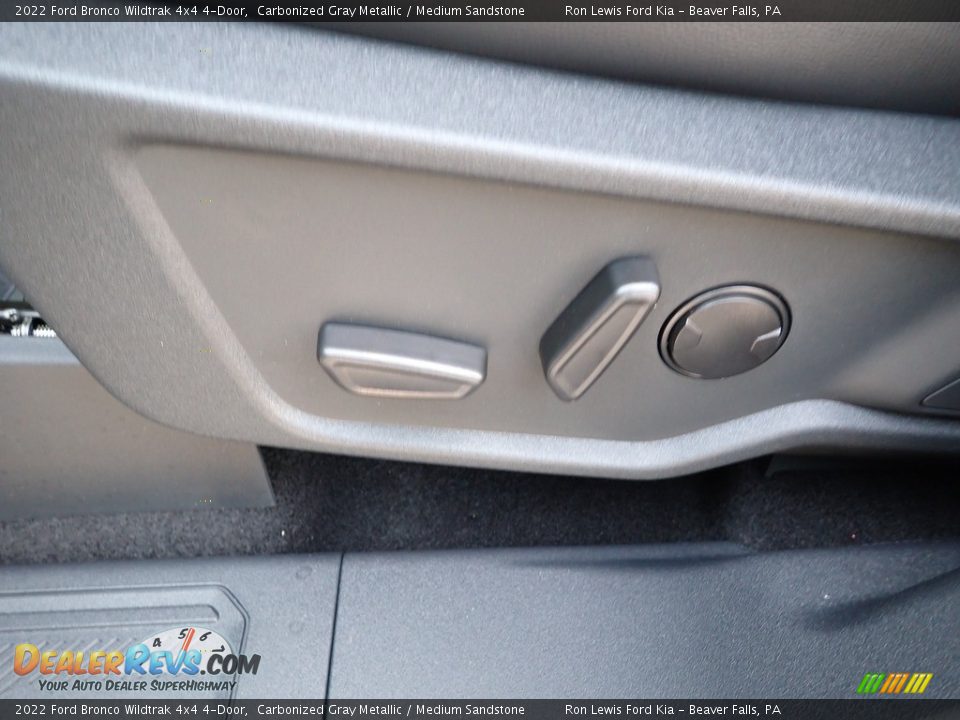 2022 Ford Bronco Wildtrak 4x4 4-Door Carbonized Gray Metallic / Medium Sandstone Photo #15