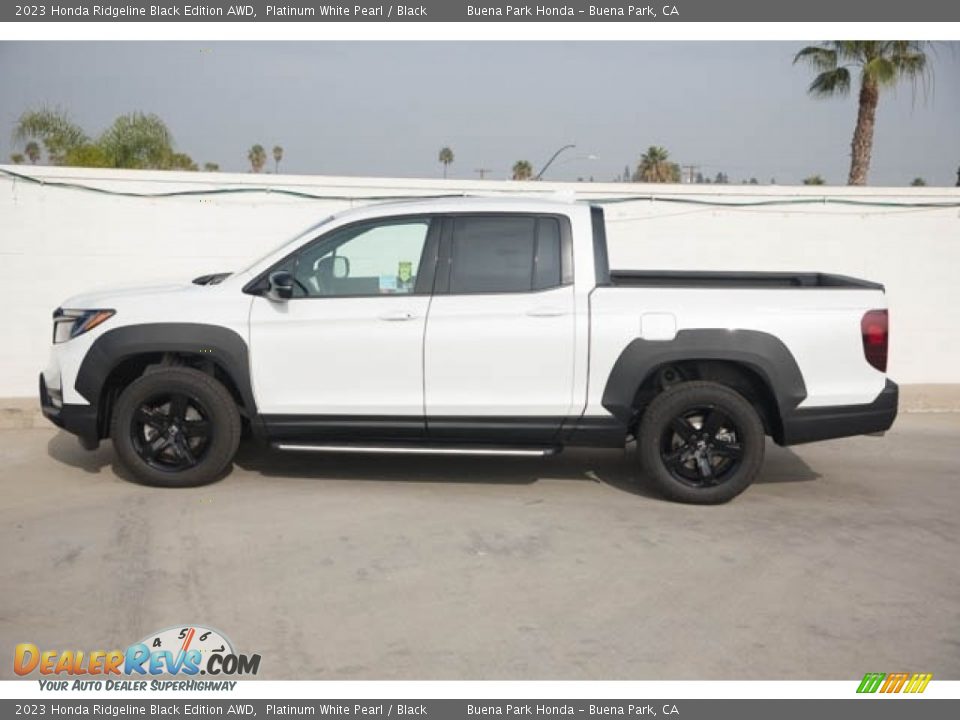 Platinum White Pearl 2023 Honda Ridgeline Black Edition AWD Photo #4