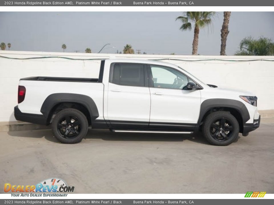 Platinum White Pearl 2023 Honda Ridgeline Black Edition AWD Photo #10