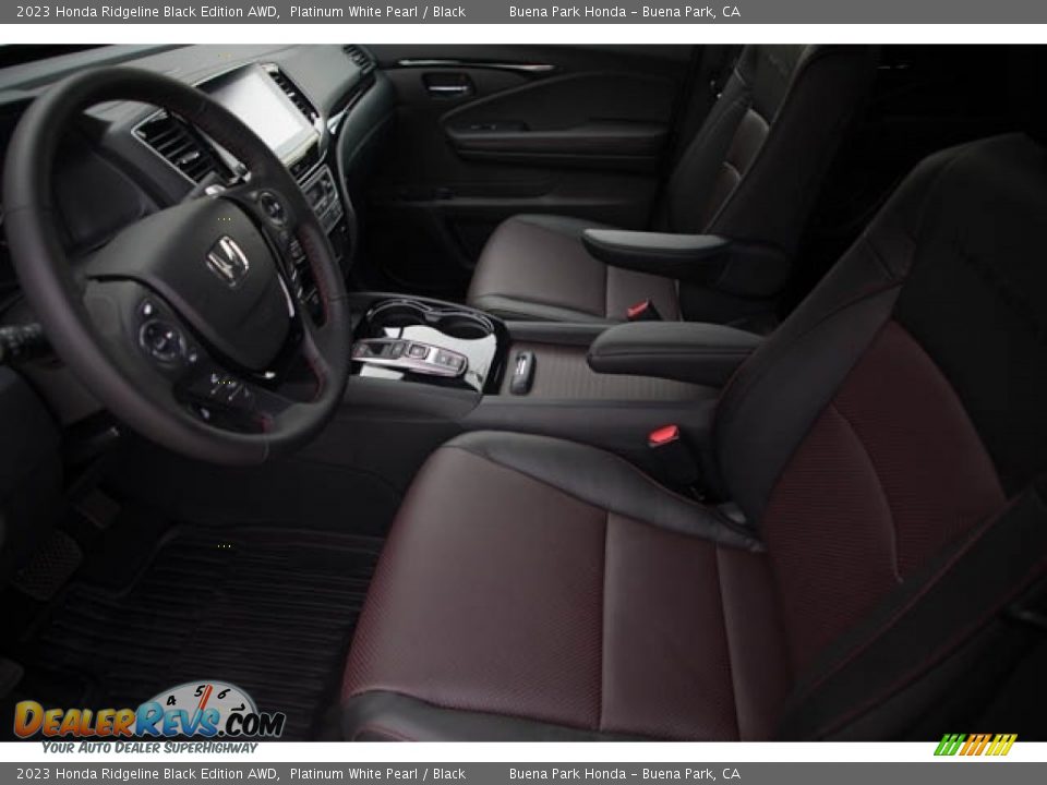 Front Seat of 2023 Honda Ridgeline Black Edition AWD Photo #17