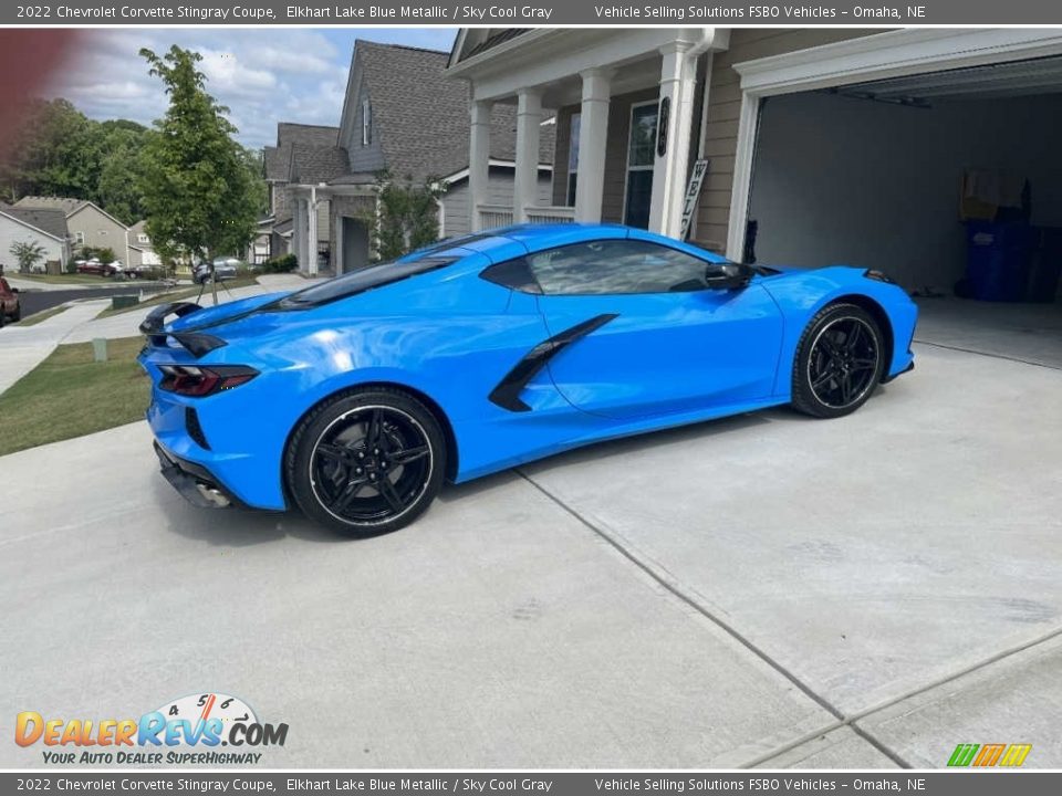 Elkhart Lake Blue Metallic 2022 Chevrolet Corvette Stingray Coupe Photo #2