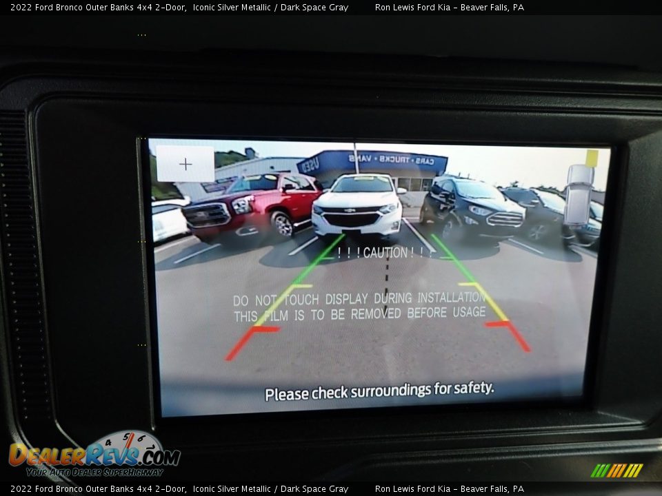 2022 Ford Bronco Outer Banks 4x4 2-Door Iconic Silver Metallic / Dark Space Gray Photo #17