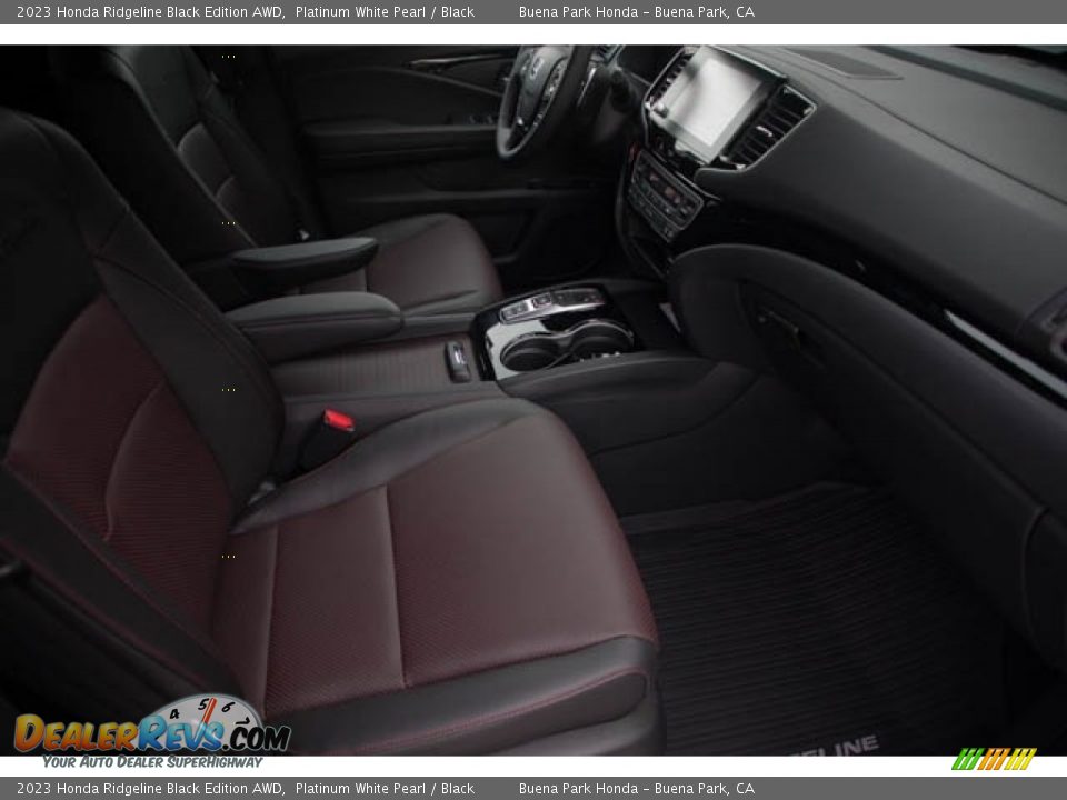 Front Seat of 2023 Honda Ridgeline Black Edition AWD Photo #29