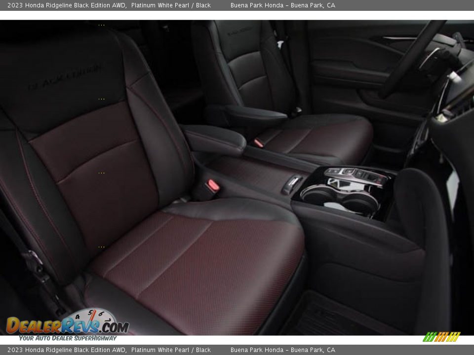Front Seat of 2023 Honda Ridgeline Black Edition AWD Photo #30