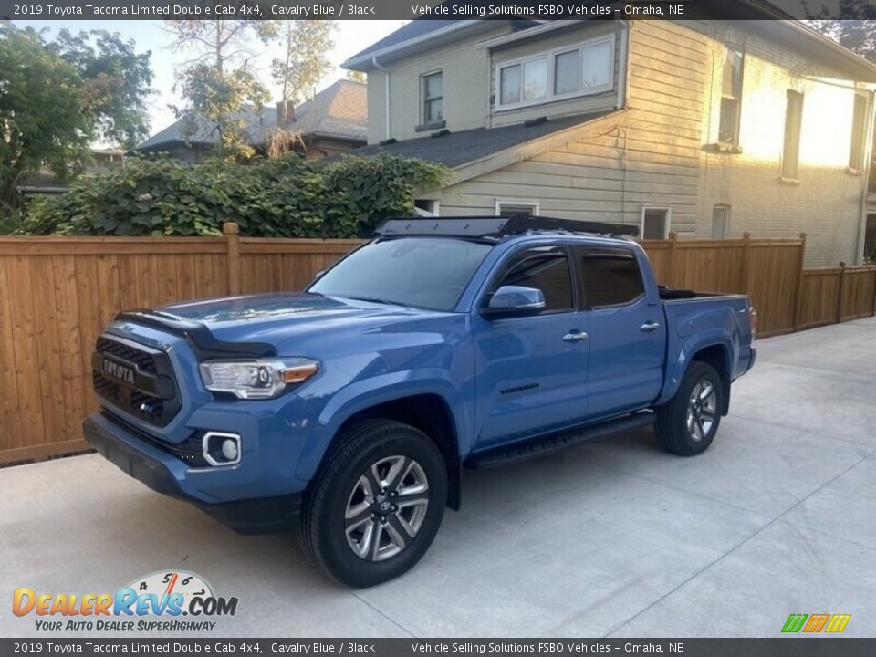 2019 Toyota Tacoma Limited Double Cab 4x4 Cavalry Blue / Black Photo #1