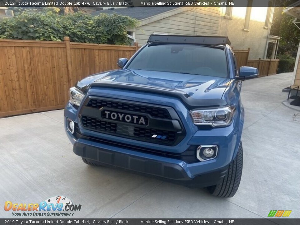 2019 Toyota Tacoma Limited Double Cab 4x4 Cavalry Blue / Black Photo #2