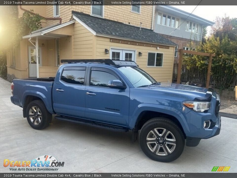 2019 Toyota Tacoma Limited Double Cab 4x4 Cavalry Blue / Black Photo #3