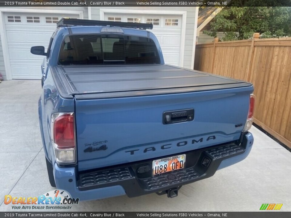 2019 Toyota Tacoma Limited Double Cab 4x4 Cavalry Blue / Black Photo #4