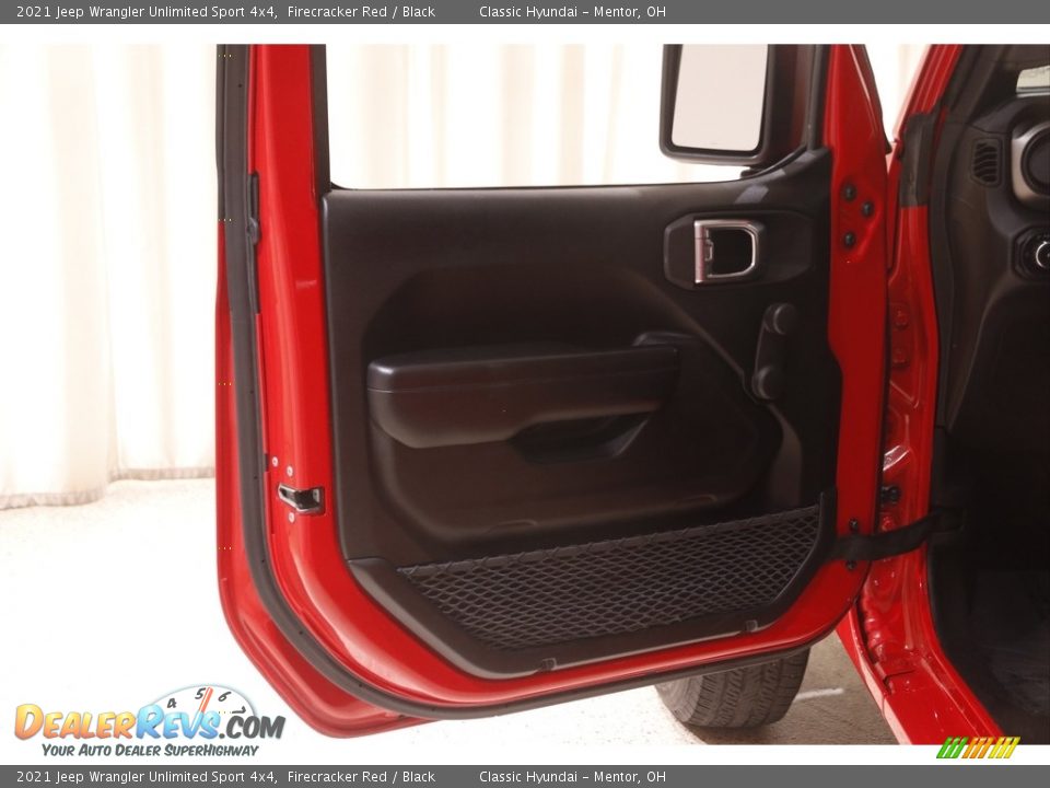 2021 Jeep Wrangler Unlimited Sport 4x4 Firecracker Red / Black Photo #4