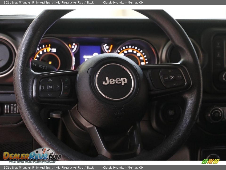 2021 Jeep Wrangler Unlimited Sport 4x4 Firecracker Red / Black Photo #7