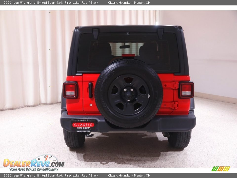2021 Jeep Wrangler Unlimited Sport 4x4 Firecracker Red / Black Photo #18