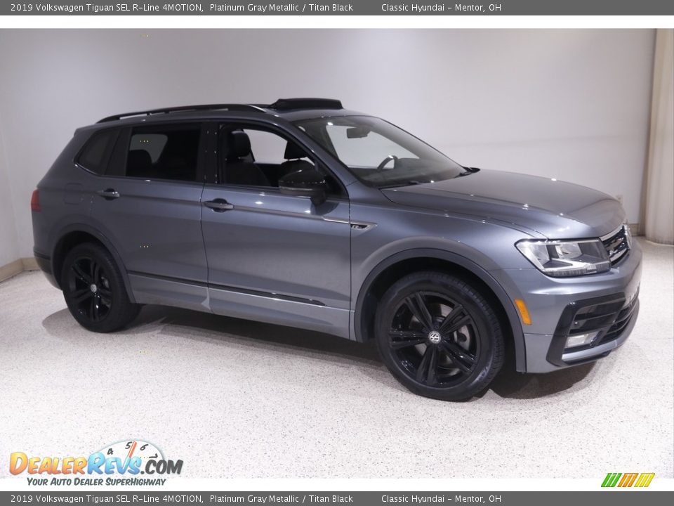 2019 Volkswagen Tiguan SEL R-Line 4MOTION Platinum Gray Metallic / Titan Black Photo #1
