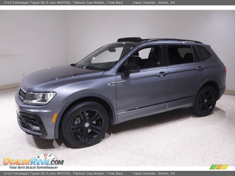 2019 Volkswagen Tiguan SEL R-Line 4MOTION Platinum Gray Metallic / Titan Black Photo #3