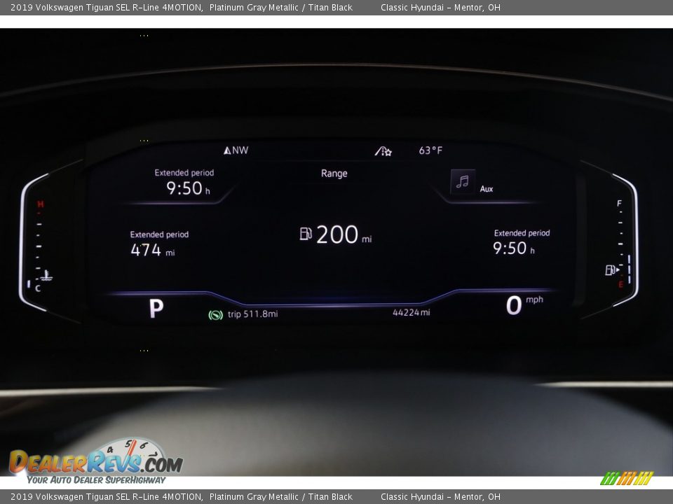 2019 Volkswagen Tiguan SEL R-Line 4MOTION Platinum Gray Metallic / Titan Black Photo #8