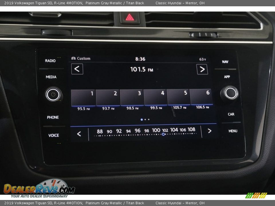 2019 Volkswagen Tiguan SEL R-Line 4MOTION Platinum Gray Metallic / Titan Black Photo #10