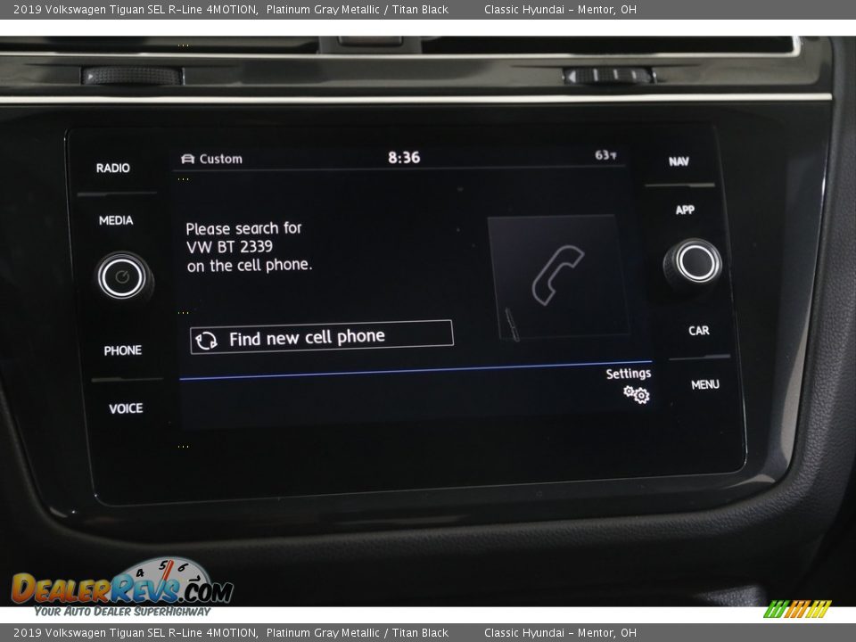 2019 Volkswagen Tiguan SEL R-Line 4MOTION Platinum Gray Metallic / Titan Black Photo #11