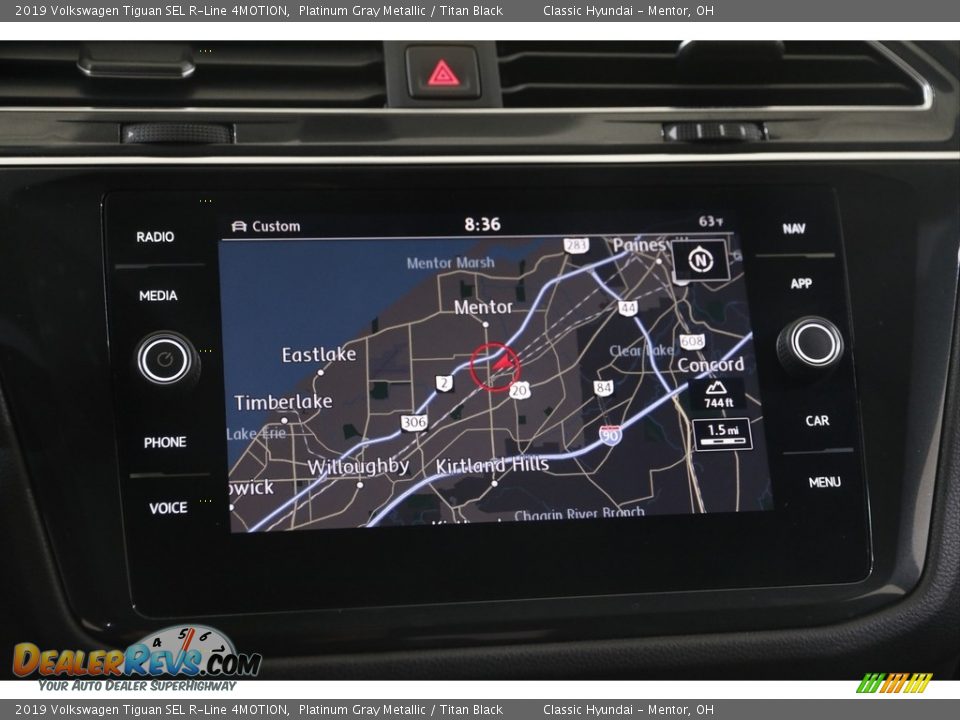 2019 Volkswagen Tiguan SEL R-Line 4MOTION Platinum Gray Metallic / Titan Black Photo #12