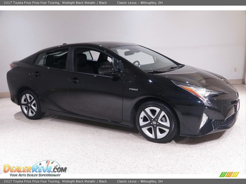 Midnight Black Metallic 2017 Toyota Prius Prius Four Touring Photo #1