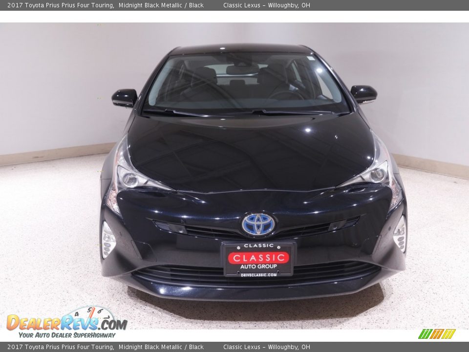 2017 Toyota Prius Prius Four Touring Midnight Black Metallic / Black Photo #2