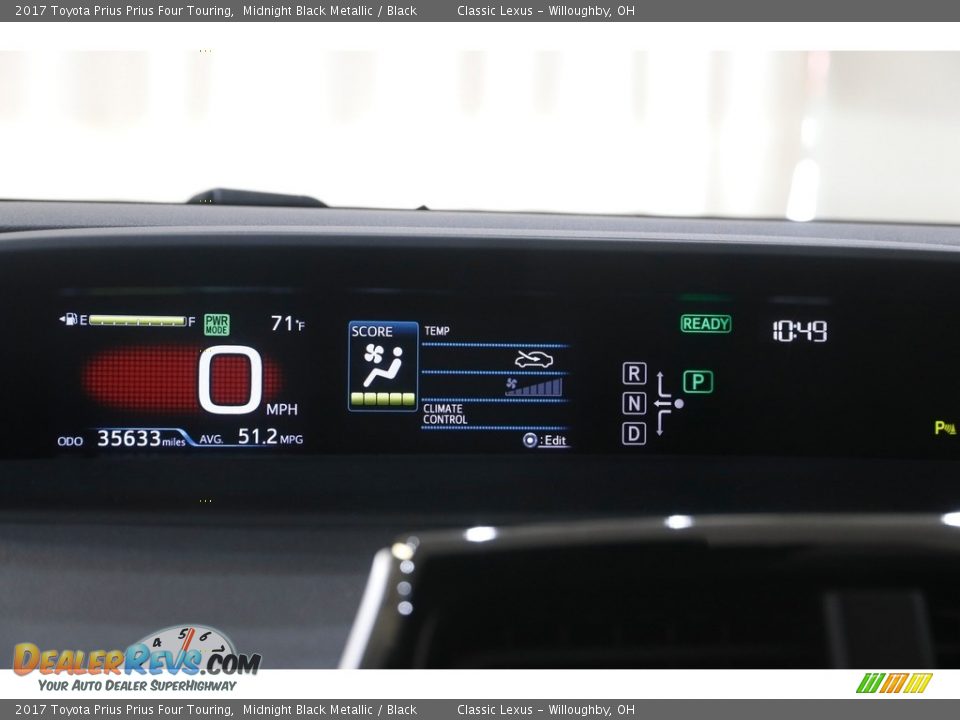 2017 Toyota Prius Prius Four Touring Gauges Photo #8