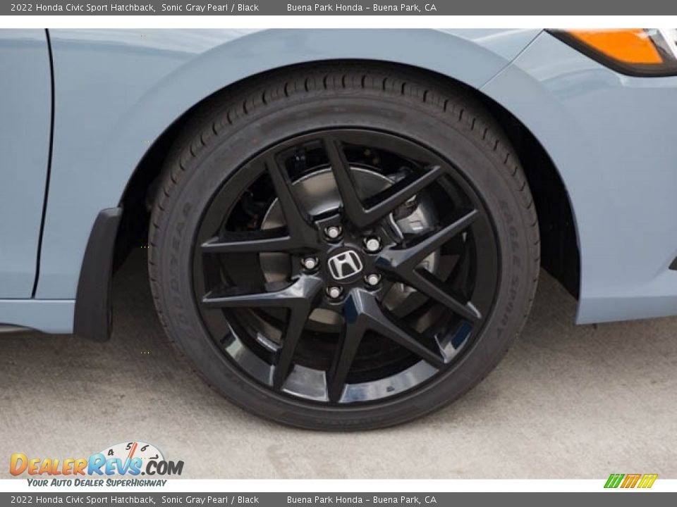 2022 Honda Civic Sport Hatchback Sonic Gray Pearl / Black Photo #11
