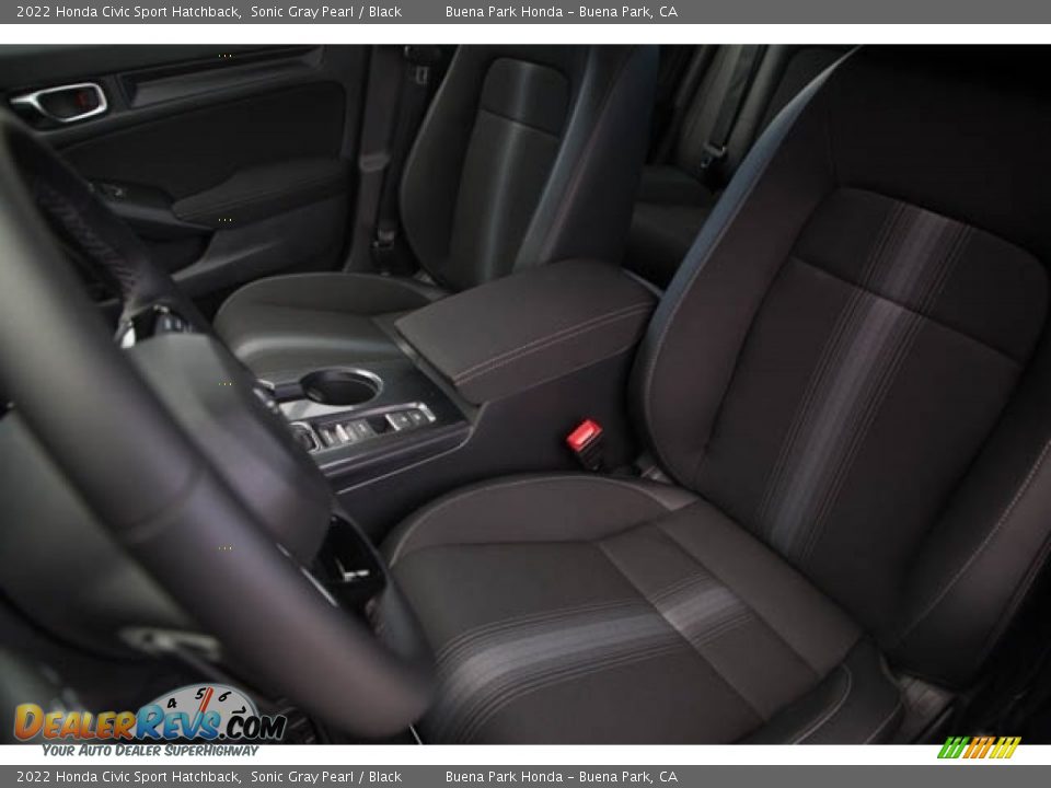 2022 Honda Civic Sport Hatchback Sonic Gray Pearl / Black Photo #24