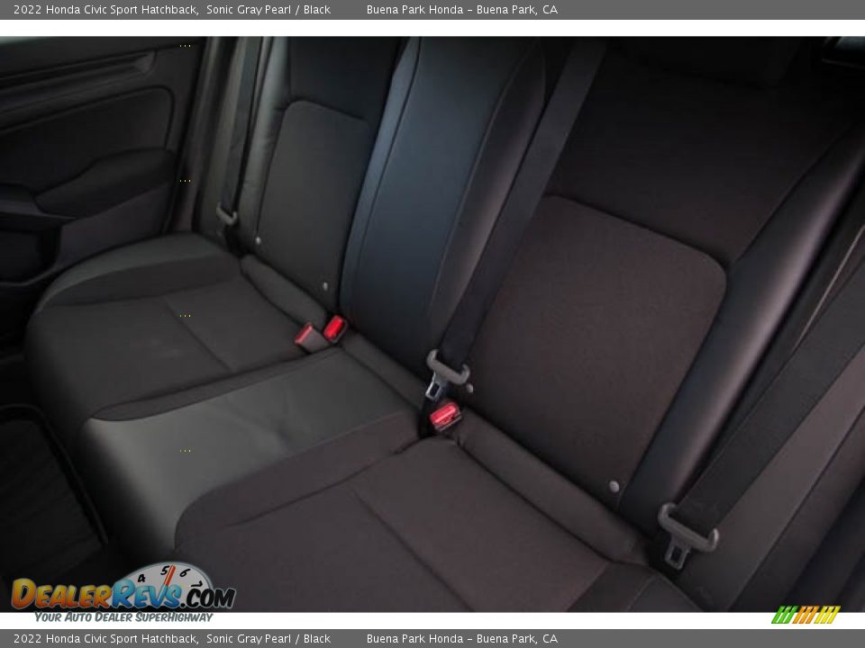 2022 Honda Civic Sport Hatchback Sonic Gray Pearl / Black Photo #25