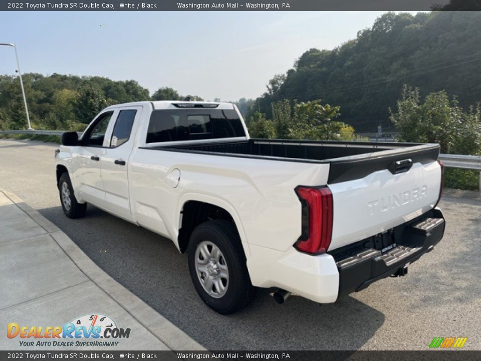 2022 Toyota Tundra SR Double Cab White / Black Photo #2