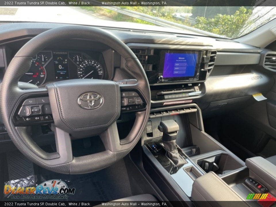 2022 Toyota Tundra SR Double Cab White / Black Photo #3