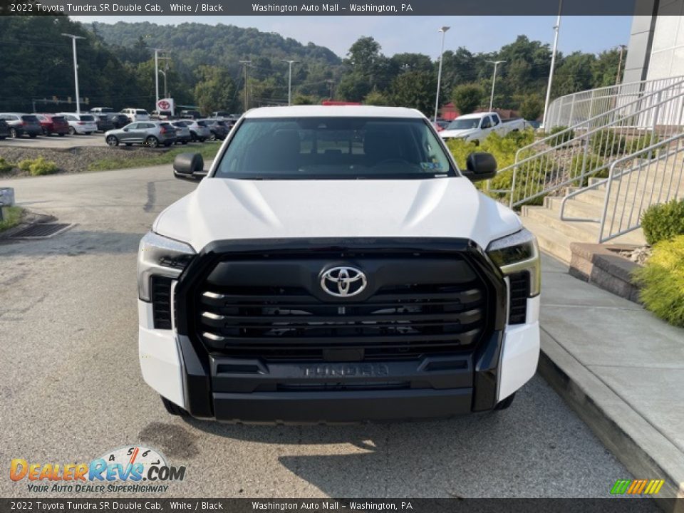 2022 Toyota Tundra SR Double Cab White / Black Photo #4