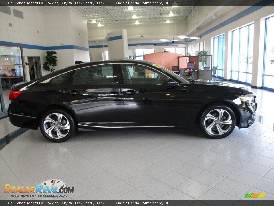 2019 Honda Accord EX-L Sedan Crystal Black Pearl / Black Photo #4