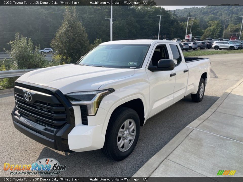 2022 Toyota Tundra SR Double Cab White / Black Photo #5