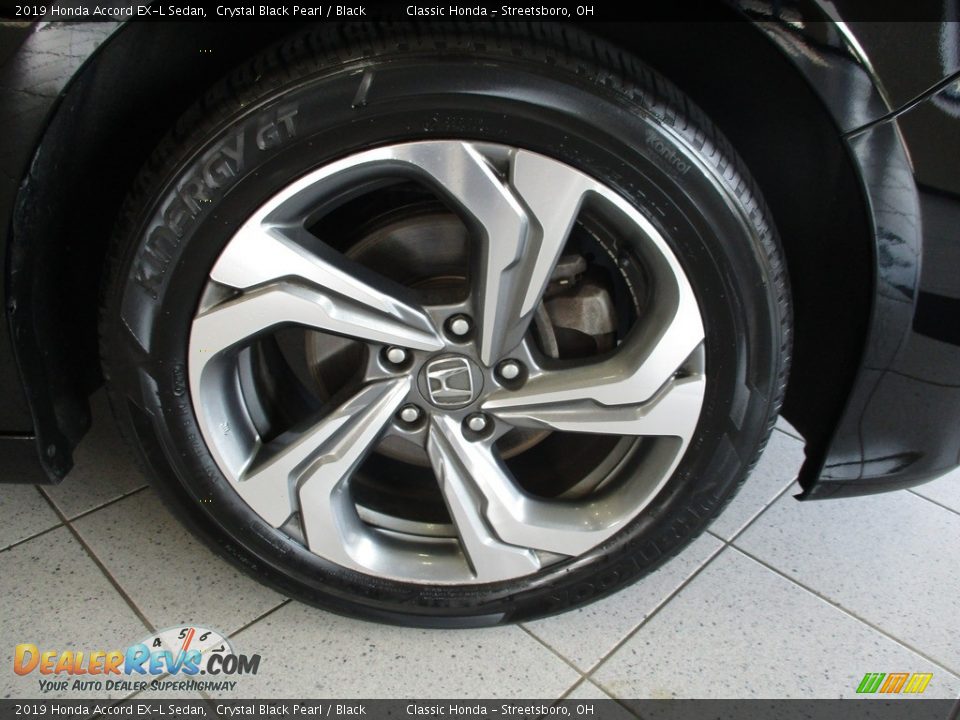 2019 Honda Accord EX-L Sedan Crystal Black Pearl / Black Photo #5