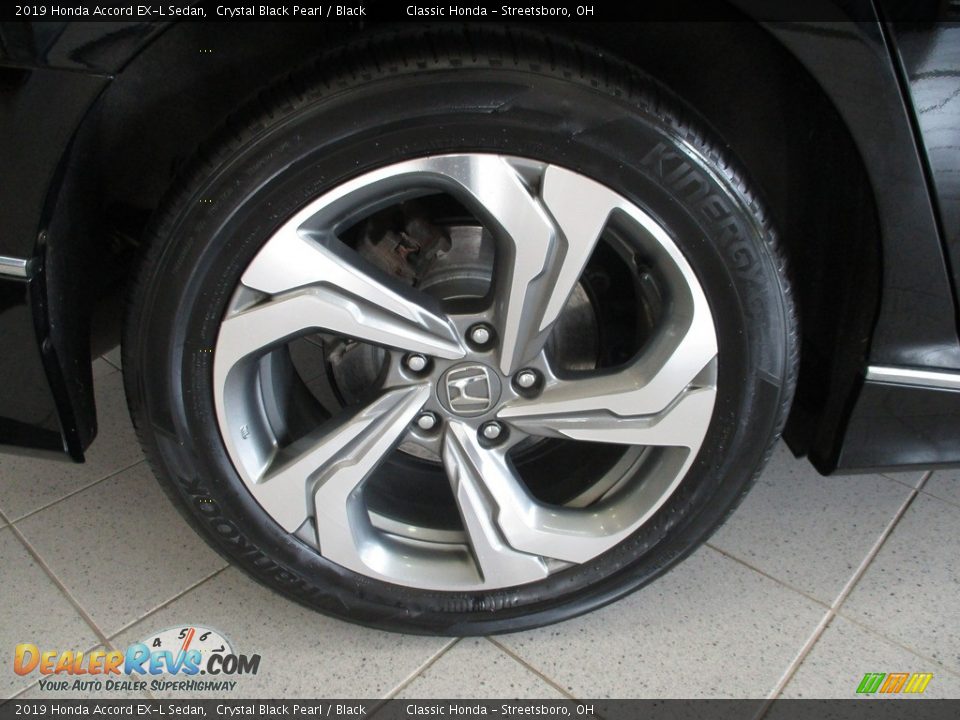2019 Honda Accord EX-L Sedan Crystal Black Pearl / Black Photo #6
