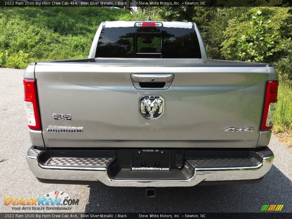 2022 Ram 1500 Big Horn Crew Cab 4x4 Billet Silver Metallic / Black Photo #7