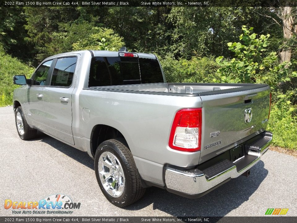 2022 Ram 1500 Big Horn Crew Cab 4x4 Billet Silver Metallic / Black Photo #9