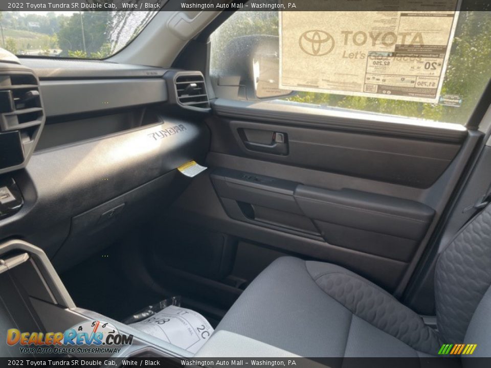 2022 Toyota Tundra SR Double Cab White / Black Photo #12