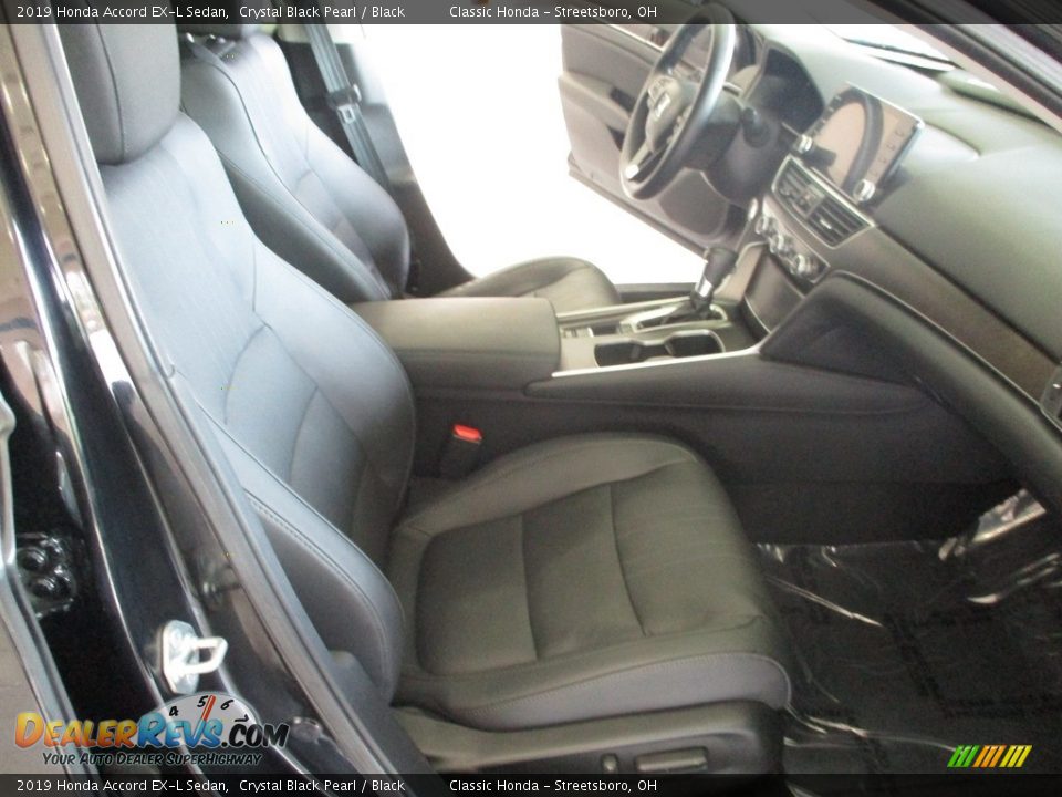 2019 Honda Accord EX-L Sedan Crystal Black Pearl / Black Photo #16